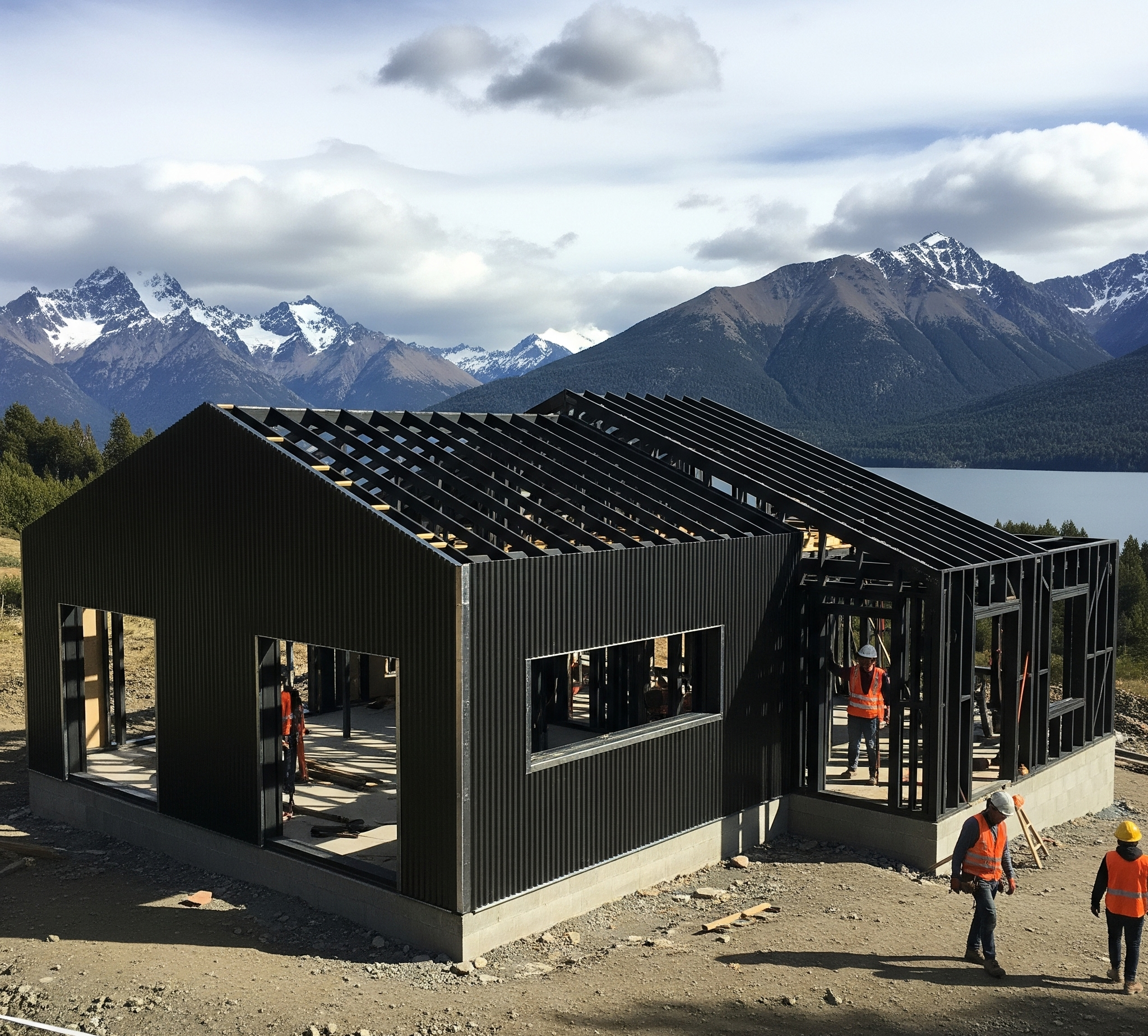 Construcción Steel Framing en Bariloche